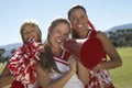 Cheerleader Holding Megaphone