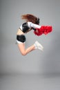 Cheerleader Jumping High