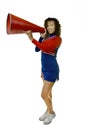 Cheerleader with Megaphone