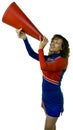 Cheerleader with Megaphone