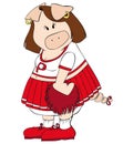 Cheerleader Pig.