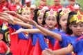 Cheerleader Sports elementary school students