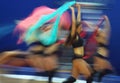 Cheerleaders perform during Final Four
