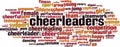 Cheerleaders word cloud