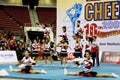 Cheerleading Championship Action Royalty Free Stock Photo