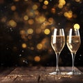 Cheers to a New Year new year celebration background