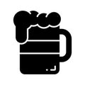 Cheers vector icon in new style, editable design of beer mug