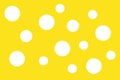 Minimal Background design: yellow cheese pattern Royalty Free Stock Photo