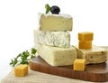 Cheese Assorted Royalty Free Stock Photo