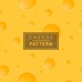 Cheese background pattern.