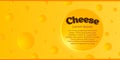 Cheese background with place for your text.
