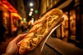 Cheese Baguette in Historic Paris: Culinary & Architectural Elegance