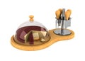 Cheese Board With Dome Cover