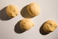 Pao de Queijo is a cheese bread ball from Brazil. Also known as Royalty Free Stock Photo