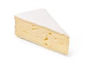 cheese brie on a white background Royalty Free Stock Photo