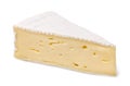 cheese brie on a white background Royalty Free Stock Photo