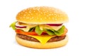 Cheese burger Royalty Free Stock Photo