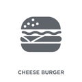 Cheese burger icon from Restaurant collection.