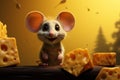 Cheese chase Little mouses animated adventure in a charming cartoon