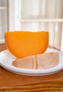 Cheese collection, French cheese mimolette made from cow milk