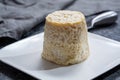 Cheese collection, French soft Chabichou of Poitou cheese made from goat milk in region Nouvelle-Aquitaine, France