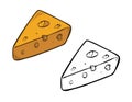 Cheese coloring book