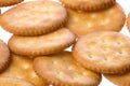 Cheese Cracker Biscuits Royalty Free Stock Photo