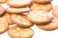 Cheese Cracker Biscuits Royalty Free Stock Photo