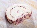 Cheese with cranberries and pasteurized milk