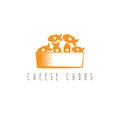 Cheese curds in bowl vector design