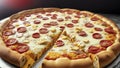 Cheese Curds Temptation A Tribute to National Cheese Pizza Day.AI Generated