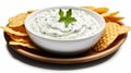 Ultra Hd Image Of Ranch Dip On White Background Royalty Free Stock Photo