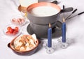 Cheese fondue Royalty Free Stock Photo