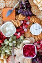 Cheese and fruit platter to share