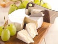 Cheese with grapes Royalty Free Stock Photo