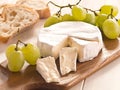 Cheese with grapes Royalty Free Stock Photo