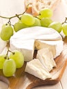 Cheese with grapes Royalty Free Stock Photo
