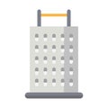 Cheese grater flat clipart vector illustration