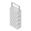Cheese grater icon, isometric style Royalty Free Stock Photo