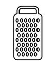 cheese grater isolated icon design Royalty Free Stock Photo