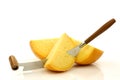 Cheese knife with Dutch Edam cheese Royalty Free Stock Photo