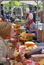 Cheese Market in Alkmaar, Holland Royalty Free Stock Photo