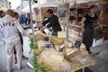 Cheese on the market in bourg saint Maurice