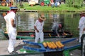 Cheese market in Edam Royalty Free Stock Photo