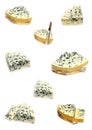 Cheese with mildew Royalty Free Stock Photo