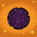 Cheese moon and stars