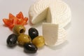 Cheese olives and tomato