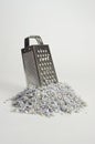 Cheese Paper Shredder Royalty Free Stock Photo