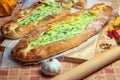 Cheese pide Royalty Free Stock Photo