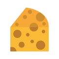 cheese piece isolated icon design Royalty Free Stock Photo